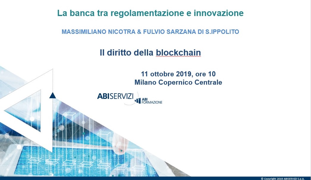 La Banca e la blockchain: istruzioni per l’uso