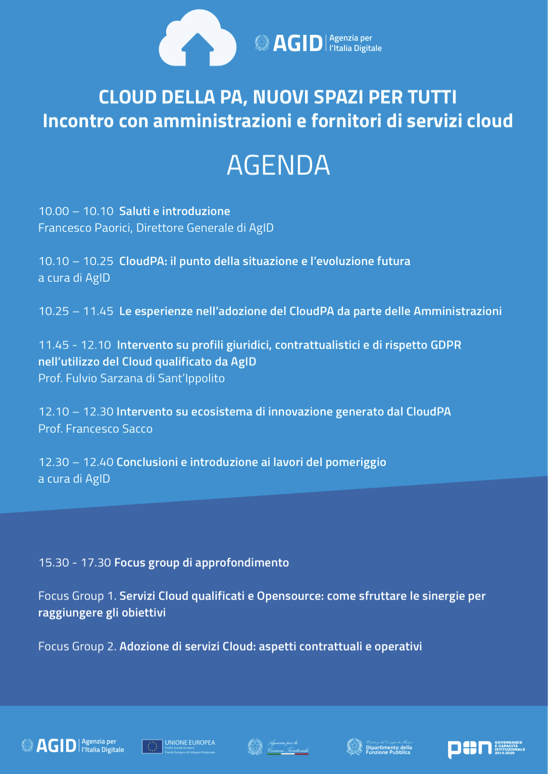 Cloud e PA evento AGID